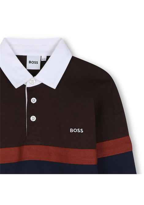 Polo a righe HUGO BOSS KIDS | J53382343
